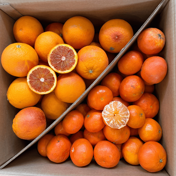 8 tarocco e 8 clementine