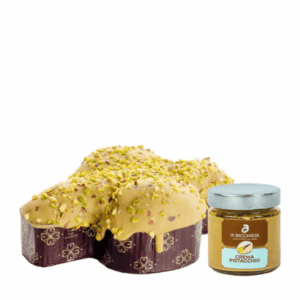 Colomba artigianale al pistacchio + vasetto crema al pistacchio